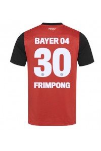 Bayer Leverkusen Jeremie Frimpong #30 Voetbaltruitje Thuis tenue 2024-25 Korte Mouw